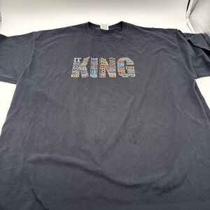 Stephen King Tshirt Men's 2XL Black Short Sleeve All‎ Movies On Front Print